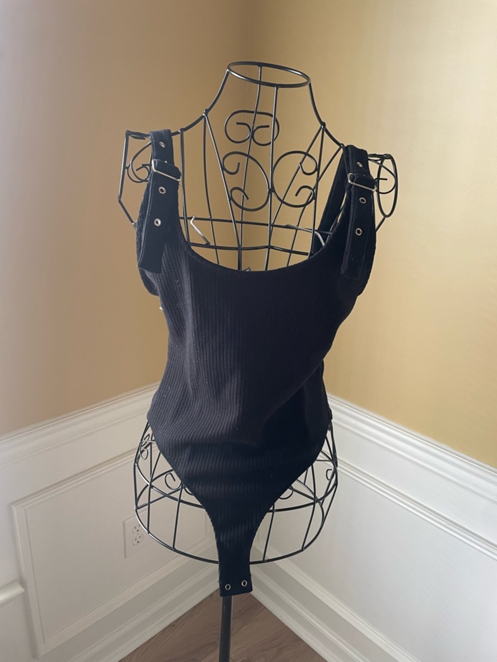 Forever 21 Black Ribbed Tank Top